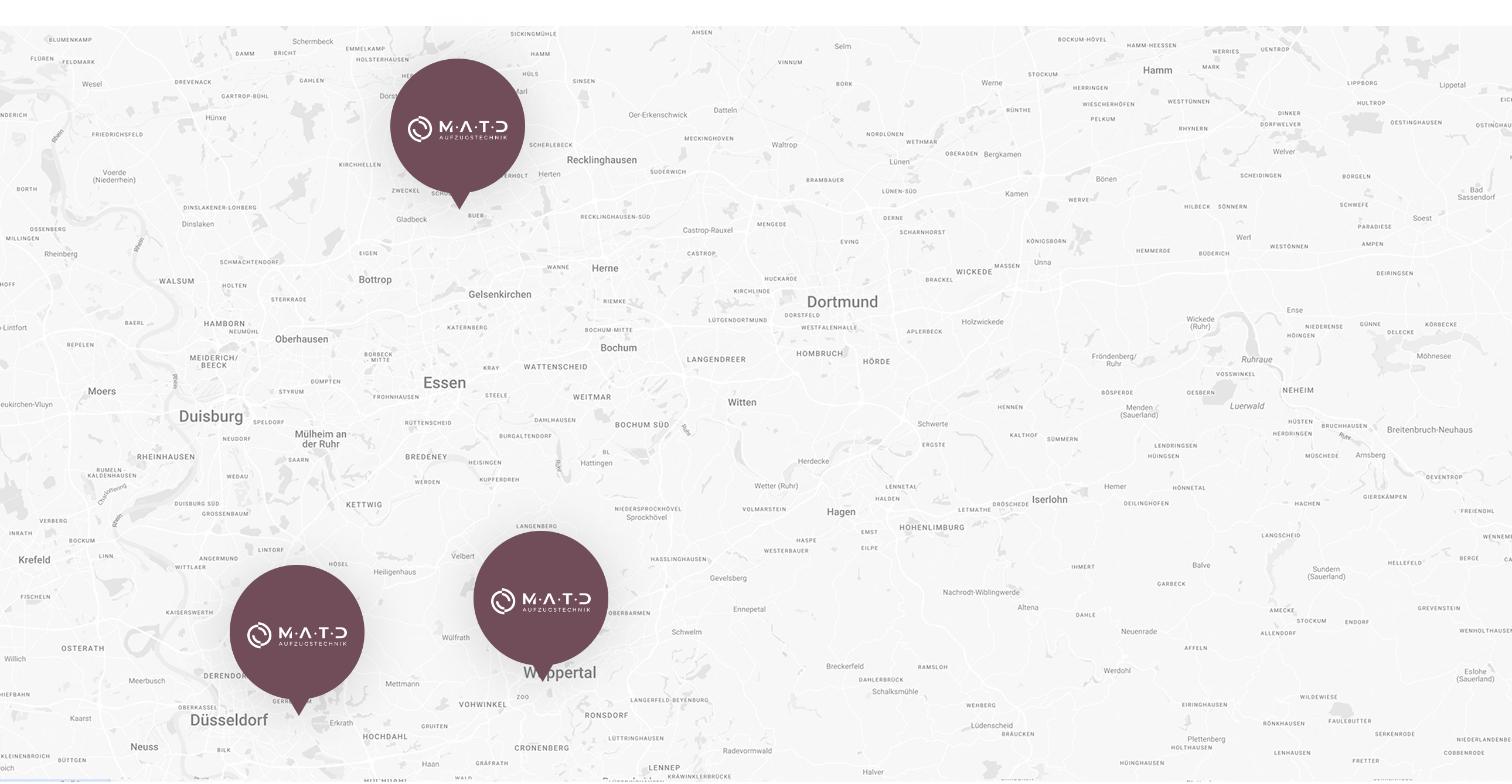 Karte von Berlin mit RIWA PRÜFER Standort